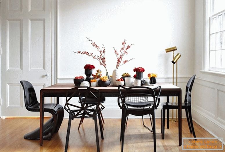 The original idea of ​​decorating a dining room - фото 23