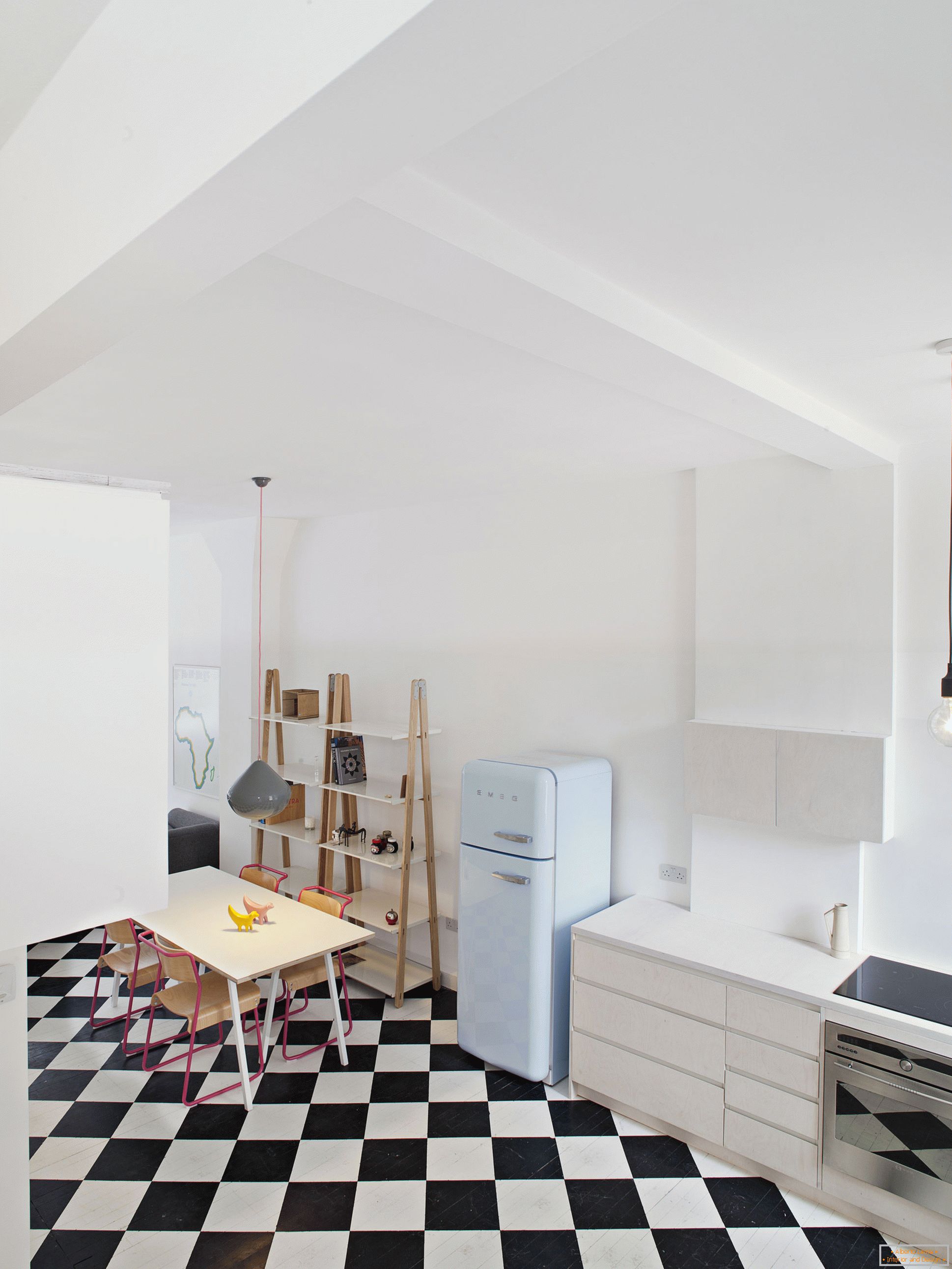 City View House - bakery, converted into a residential studio apartment, London, UK