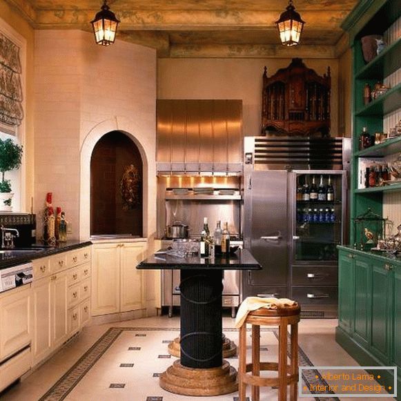 white-green-kitchen