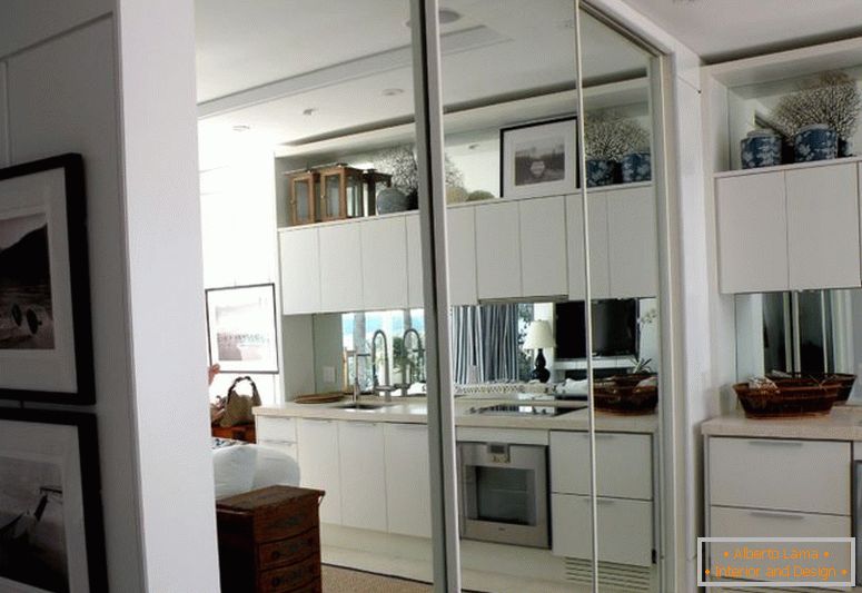 Mirror panel on the wall - 55 photos of ideas in the