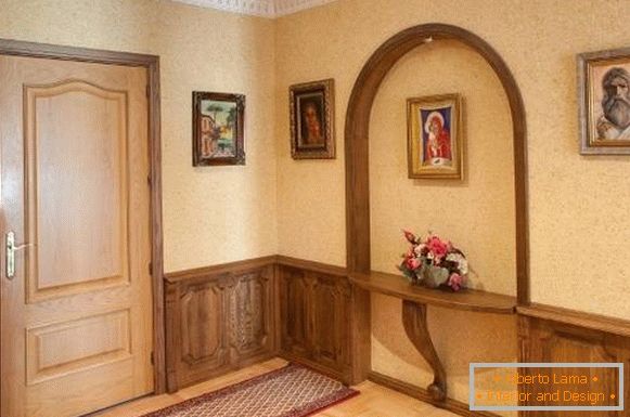 Beige liquid wallpaper - photo of interiors in ordinary apartments