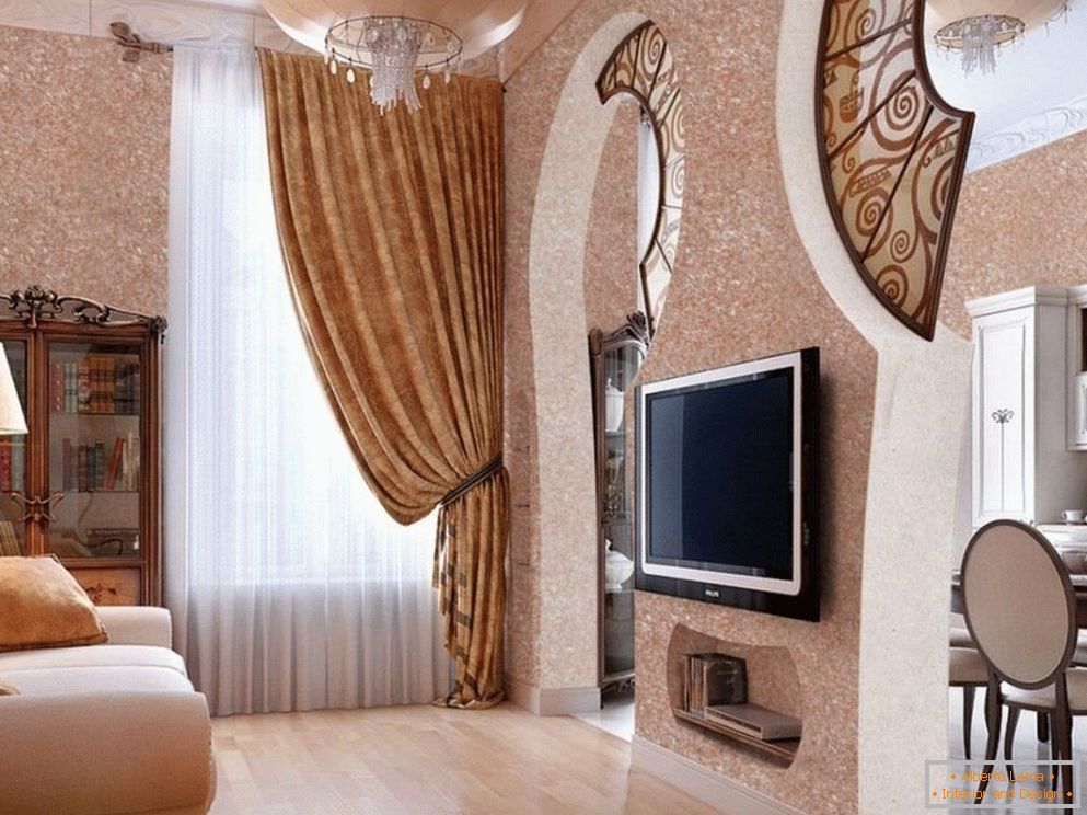 Chic interior of the room
