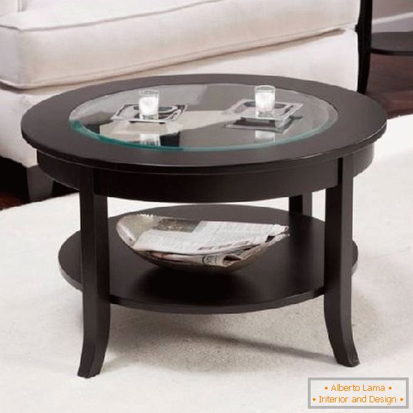 coffee tables made of glass, photo 8