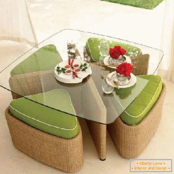 coffee tables made of glass, photo 9