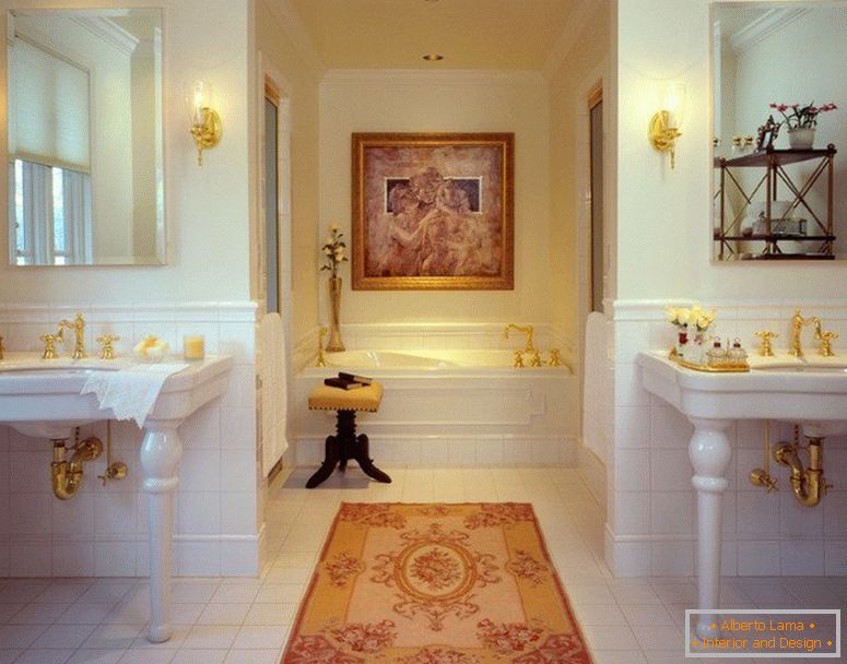 Bathroom in a private mansion