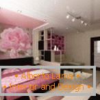 Bedroom in pink color